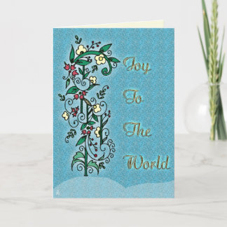 Hungarian Folk Art Christmas Holiday Card