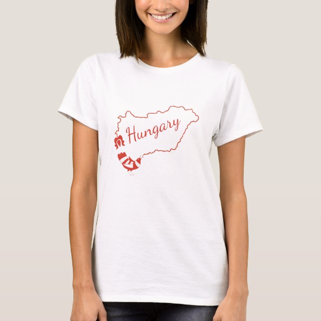 Hungarian folk art hungary T-Shirt (Front)