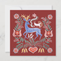 Hungarian Folk Art Square