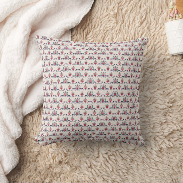 Hungarian Folk Floral Pattern Cushion (Blanket)