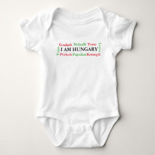 Hungarian Foods Baby Bodysuit