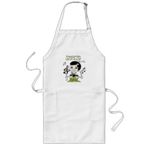Hungarian Girls Rock Long Apron
