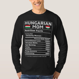 Hungarian Mom For Women Hungary Flag Magyar Mother T-Shirt