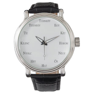 Hungarian Numbers Learning Customisable Language Watch