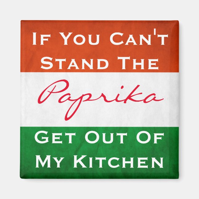 Hungarian Paprika w/Flag Magnet (Front)