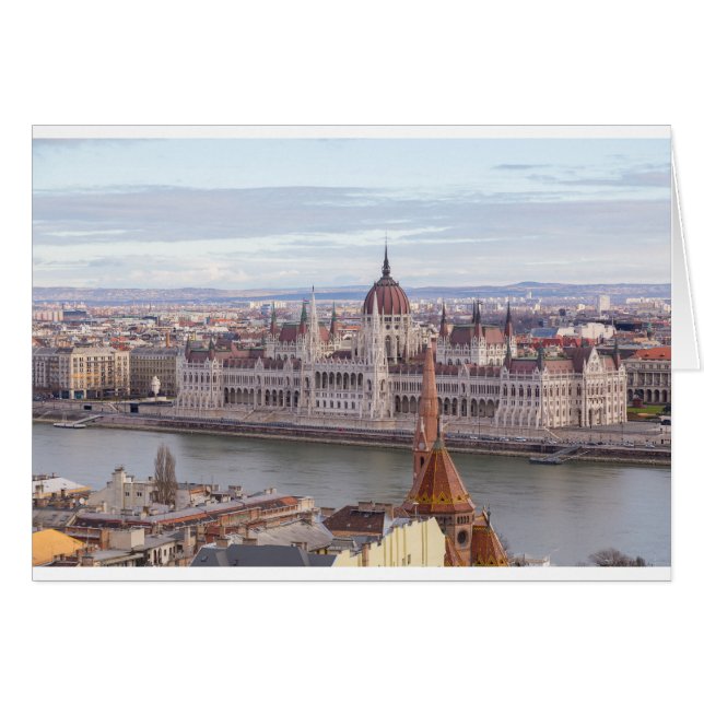 Hungarian Parliament Budapest by day (Front Horizontal)