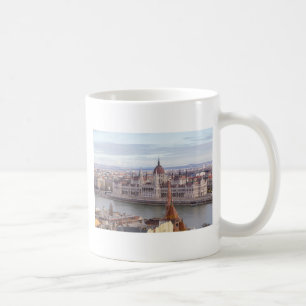 Hungarian Parliament Budapest by day Coffee Mug