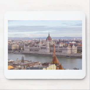 Hungarian Parliament Budapest by day Mouse Pad