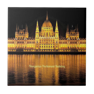 Hungarian Parliament Building Tile