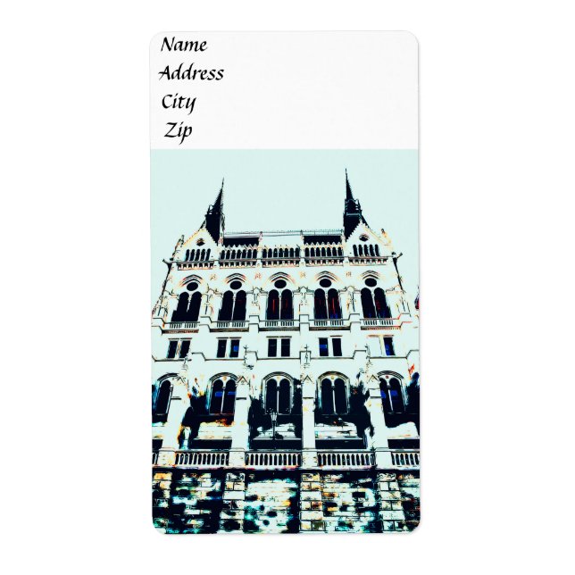Hungarian Parliament painting (Front)