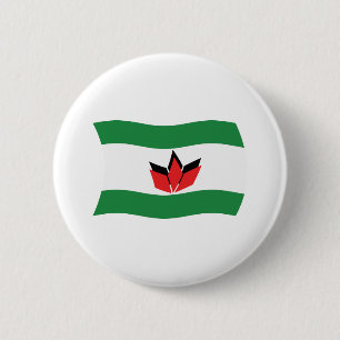 Hungarian People Flag Button