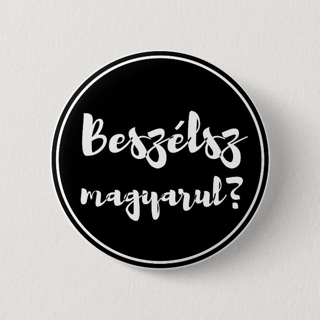 Hungarian pin button, Magyar (Front)