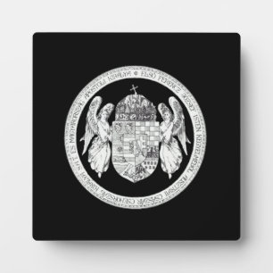Hungarian Seal with Coat of Arms Hungary Gifts Plaque