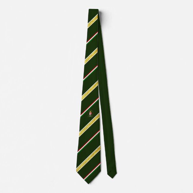 Hungarian stripes flag tie (Front)
