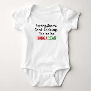 hungarian strong baby bodysuit