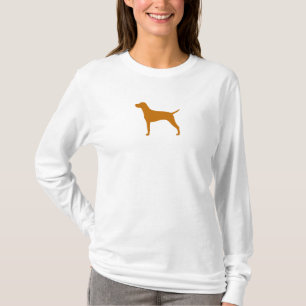Hungarian Vizsla Dog Breed Silhouette T-Shirt