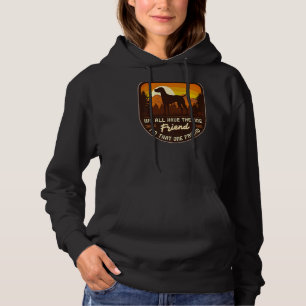 Hungarian Vizsla Dog Retro  2 Hoodie