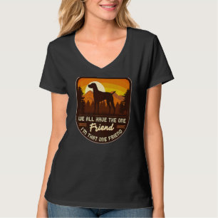 Hungarian Vizsla Dog Retro 2 T-Shirt