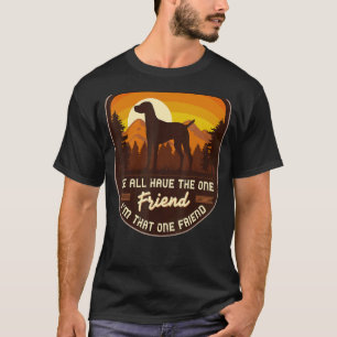 Hungarian Vizsla Dog Retro 5 T-Shirt