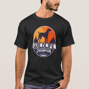Hungarian Vizsla Dog Retro T-Shirt