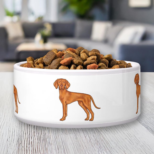 Hungarian Vizsla Pointer Dog Cartoon Illustration (Creator Uploaded)