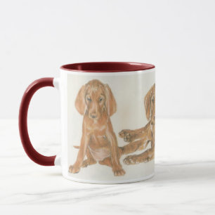 Hungarian Vizsla Puppies Mug