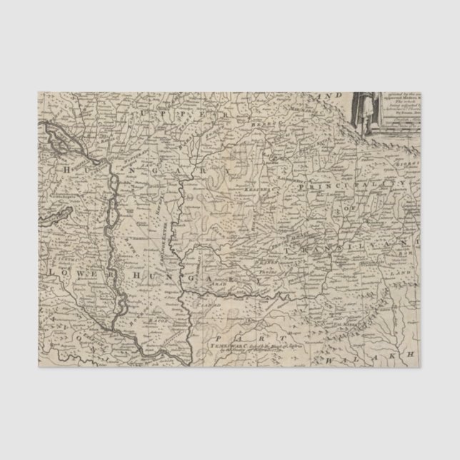 Hungary and Transilvania 2 Tissue Paper (Front)