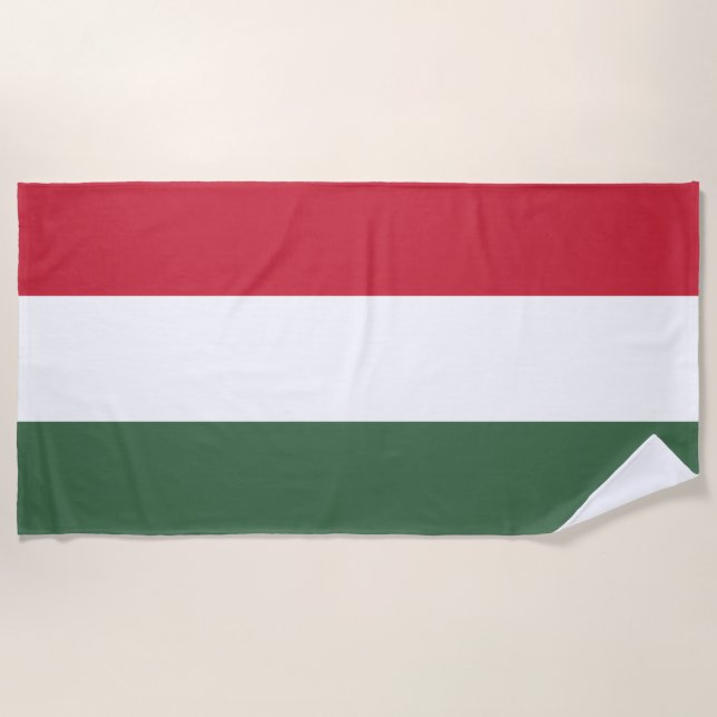 Hungary Beach Towel (Front)
