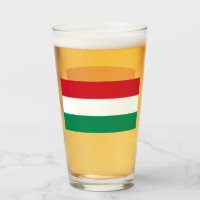 HUNGARY BEER GLASS 