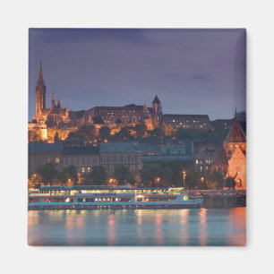 HUNGARY, Budapest: Castle Hill, Calvinist Church Magnet