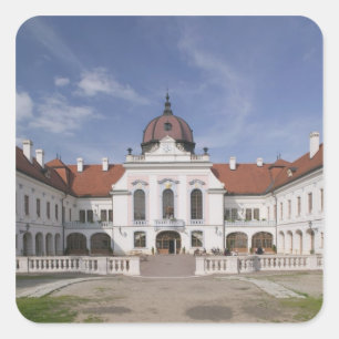 Hungary, Budapest, Godollo: Royal Mansion, Home Square Sticker
