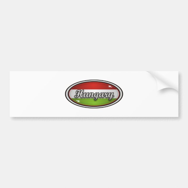 Hungary Bumper Sticker (Front)