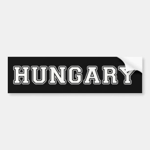 Hungary Bumper Sticker