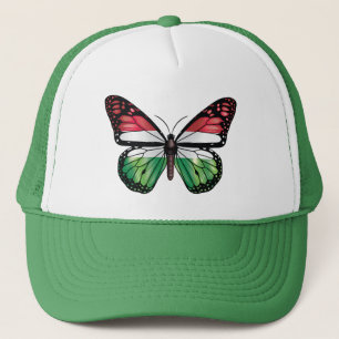Hungary butterfly monarch flag trucker hat
