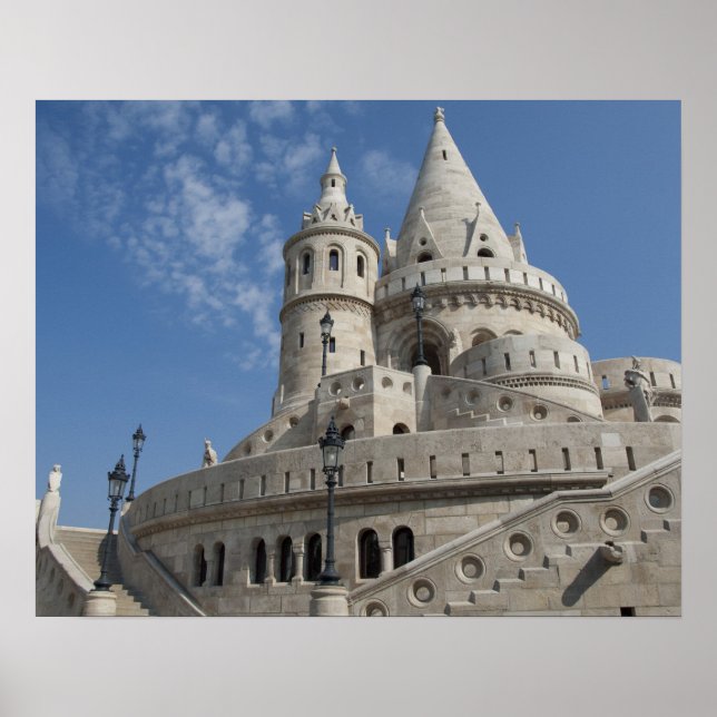 Hungary, capital city of Budapest. Buda, Castle 2 Poster (Front)