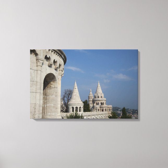 Hungary, capital city of Budapest. Buda, Castle Canvas Print (Front)