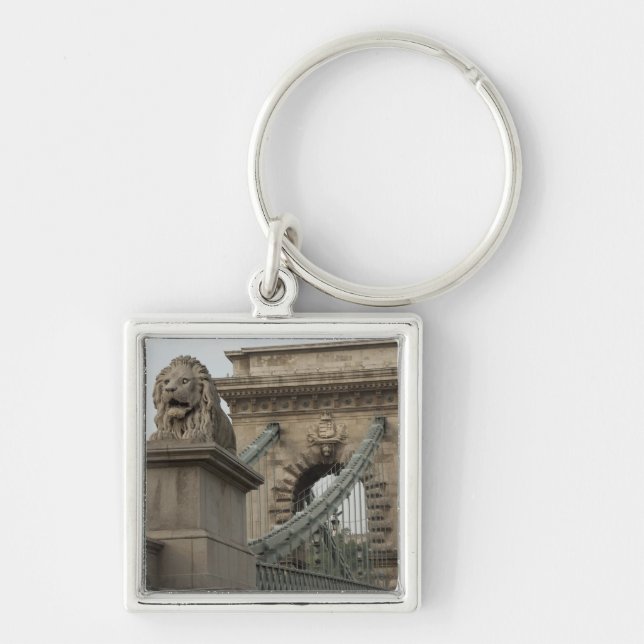 Hungary, capital city of Budapest. Historic 2 Key Ring (Front)