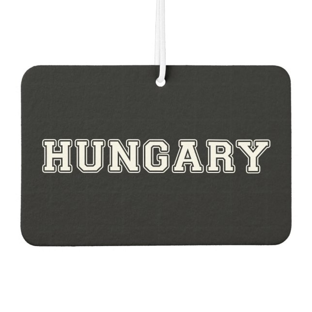 Hungary Car Air Freshener (Front)