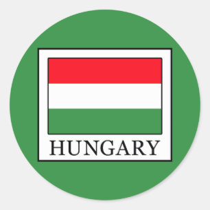 Hungary Classic Round Sticker