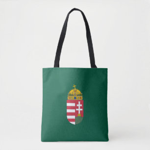 Hungary coat arms country symbol magyar emblem fla tote bag