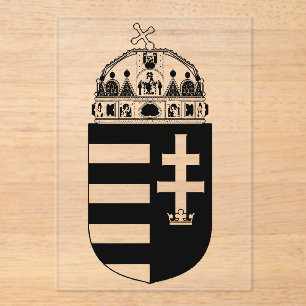 Hungary Coat of arms Acrylic Invitations