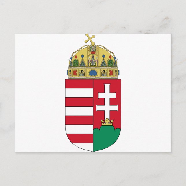 Hungary Coat of arms HU Postcard (Front)