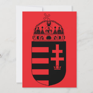 Hungary Coat of arms Invitation