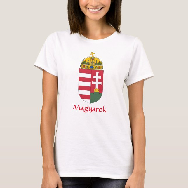 Hungary Coat of Arms Magyarok T-Shirt (Front)