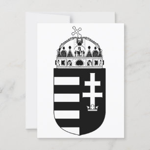 Hungary Coat of arms Postcard