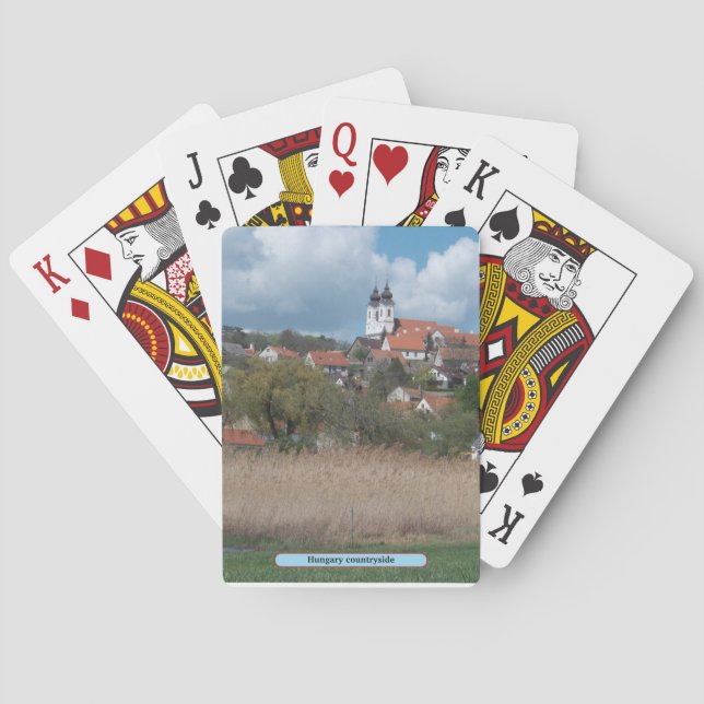 Hungary countryside playing cards (Back)