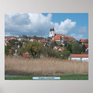 Hungary countryside poster