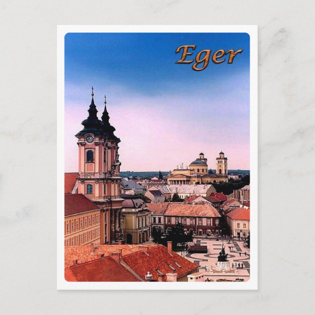 Hungary - Eger - Belvarosa - Postcard (Front)