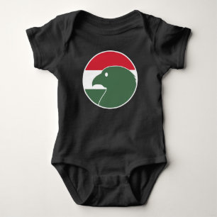 Hungary Falcon Hungarian National Animal Flag Baby Bodysuit