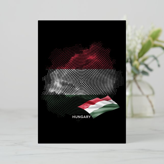 Hungary flag (Standing Front)
